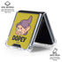 Disney Snow White Dopey Dwarf Galaxy Z Flip6 Clear Case