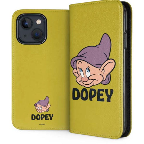 Disney Snow White Dopey Dwarf iPhone 14 Plus Folio Case