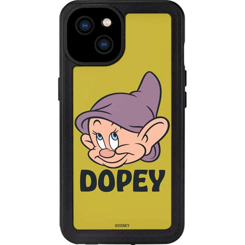 Disney Snow White Dopey Dwarf iPhone 15 Plus Waterproof Case