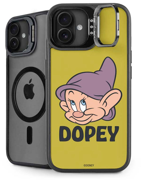 Disney Snow White Dopey Dwarf iPhone 16 Plus Kickstand Case