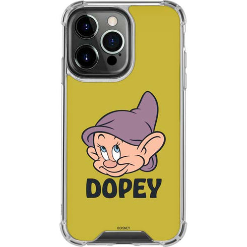 Disney Snow White Dopey Dwarf iPhone 16 Pro Clear Case