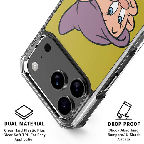 Disney Snow White Dopey Dwarf iPhone 18 Pro Clear Case