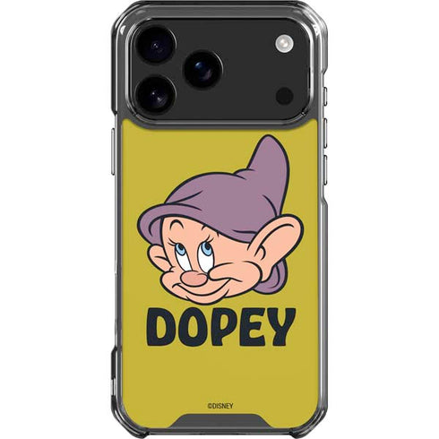 Disney Snow White Dopey Dwarf iPhone 18 Pro Max Clear Case