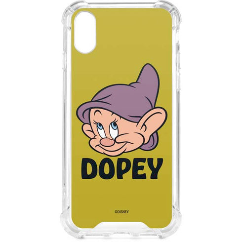 Disney Snow White Dopey Dwarf iPhone XS Clear Case