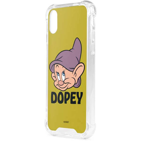 Disney Snow White Dopey Dwarf iPhone XS Clear Case