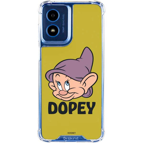 Disney Snow White Dopey Dwarf Moto G 5G (2024) Clear Case