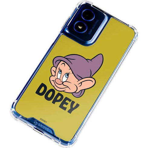 Disney Snow White Dopey Dwarf Moto G Play 4G (2024) Clear Case