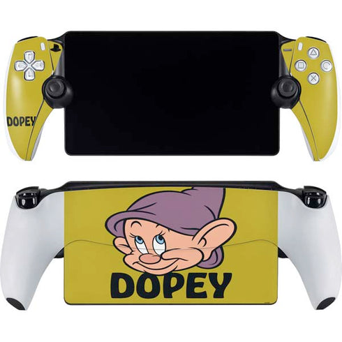 Disney Snow White Dopey Dwarf PlayStation Portal Remote Player Skin