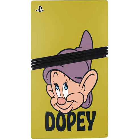 Disney Snow White Dopey Dwarf PS5 Pro Console Skin