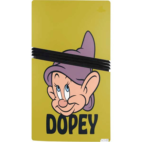 Disney Snow White Dopey Dwarf PS5 Pro Console Skin
