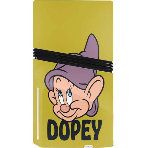 Disney Snow White Dopey Dwarf PS5 Pro Disk Console Skin
