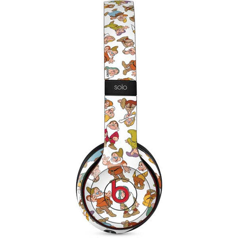 Disney Snow White Dwarfs Pattern Beats Solo 3 Wireless Skin