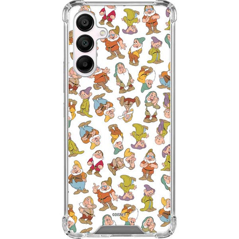 Disney Snow White Dwarfs Pattern Galaxy A16 5G Clear Case
