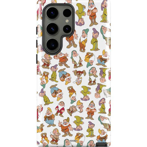 Disney Snow White Dwarfs Pattern Galaxy S23 Ultra Pro Case