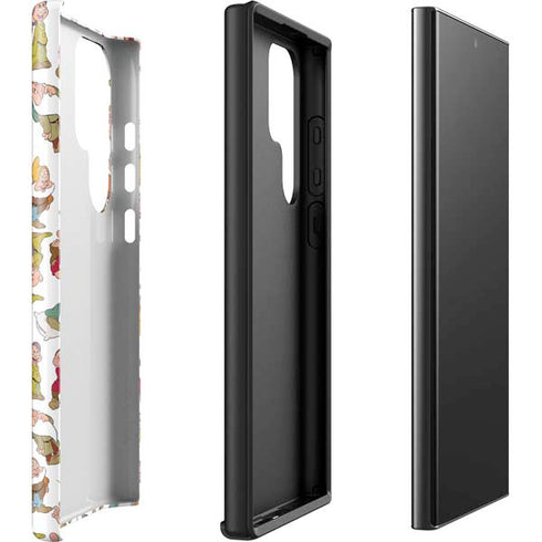Disney Snow White Dwarfs Pattern Galaxy S23 Ultra Pro Case