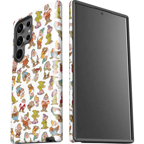Disney Snow White Dwarfs Pattern Galaxy S23 Ultra Pro Case