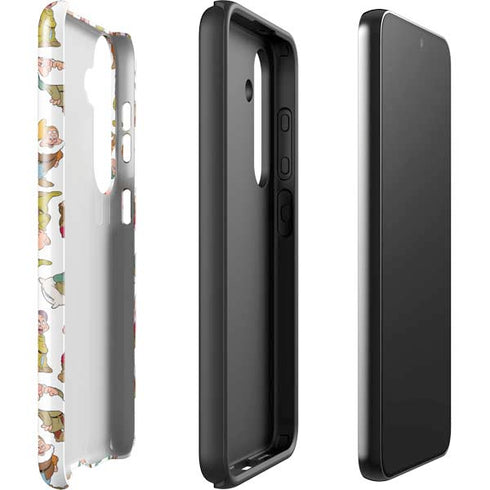 Disney Snow White Dwarfs Pattern Galaxy S25 Impact Case