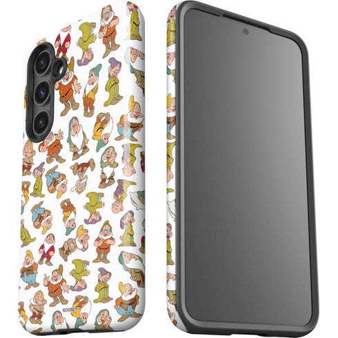 Disney Snow White Dwarfs Pattern Galaxy S25 Impact Case