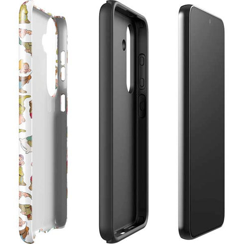 Disney Snow White Dwarfs Pattern Galaxy S25 Plus Impact Case
