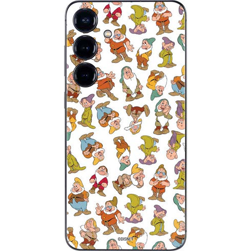 Disney Snow White Dwarfs Pattern Galaxy S24 Plus Skin