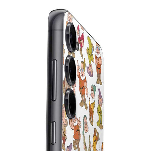 Disney Snow White Dwarfs Pattern Galaxy S24 Plus Skin