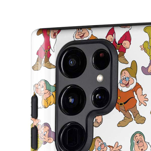 Disney Snow White Dwarfs Pattern Galaxy S25 Ultra Impact Case