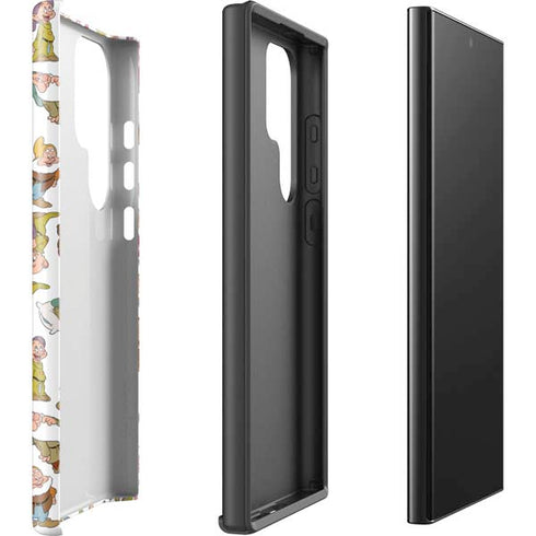 Disney Snow White Dwarfs Pattern Galaxy S25 Ultra Impact Case