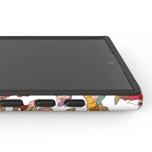 Disney Snow White Dwarfs Pattern Galaxy S25 Ultra Impact Case