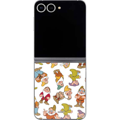 Disney Snow White Dwarfs Pattern Galaxy Z Flip6 Skin