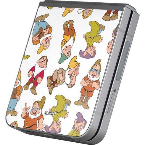 Disney Snow White Dwarfs Pattern Galaxy Z Flip6 Skin