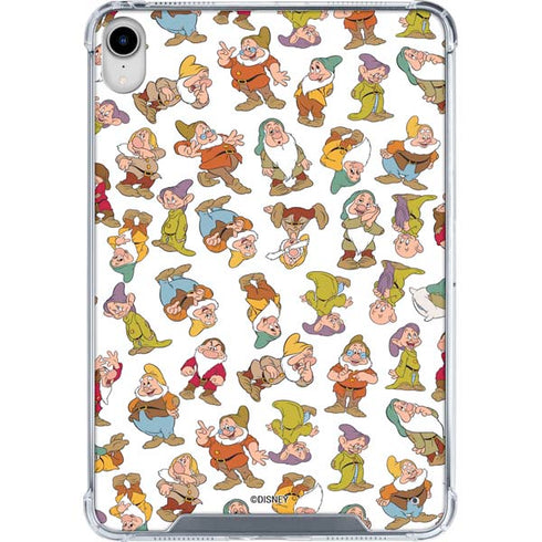 Disney Snow White Dwarfs Pattern iPad 11th Gen (2025) Clear Case