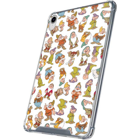 Disney Snow White Dwarfs Pattern iPad 11th Gen (2025) Clear Case
