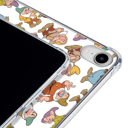 Disney Snow White Dwarfs Pattern iPad 11th Gen (2025) Clear Case
