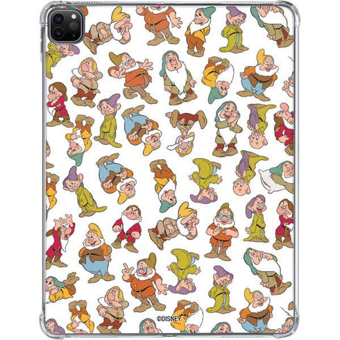Disney Snow White Dwarfs Pattern iPad Pro 11in (2024) Clear Case