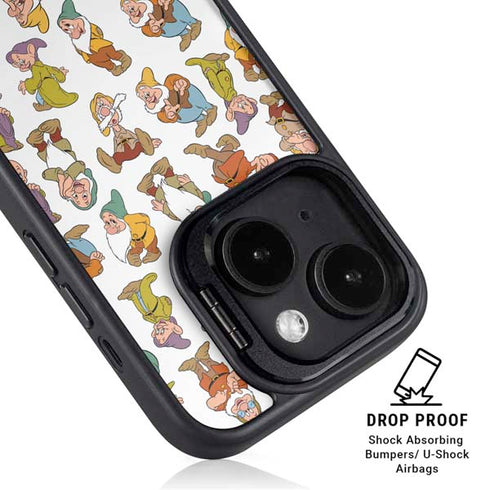 Disney Snow White Dwarfs Pattern iPhone 13 Kickstand Case