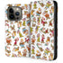 Disney Snow White Dwarfs Pattern iPhone 14 Pro Folio Case