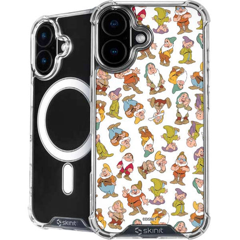Disney Snow White Dwarfs Pattern iPhone 16 Plus MagSafe Case
