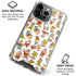 Disney Snow White Dwarfs Pattern iPhone 16 Pro Clear Case