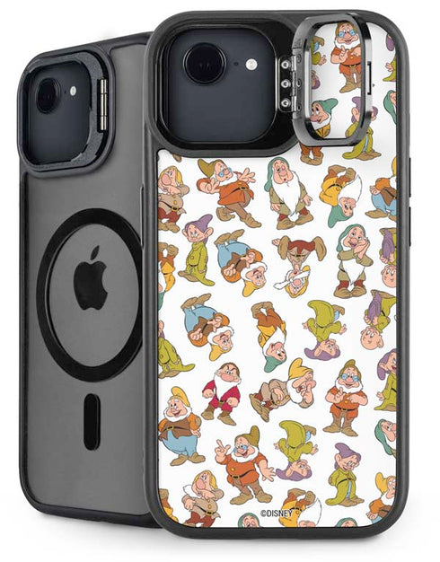 Disney Snow White Dwarfs Pattern iPhone 16e Kickstand Case