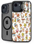 Disney Snow White Dwarfs Pattern iPhone 16e Kickstand Case