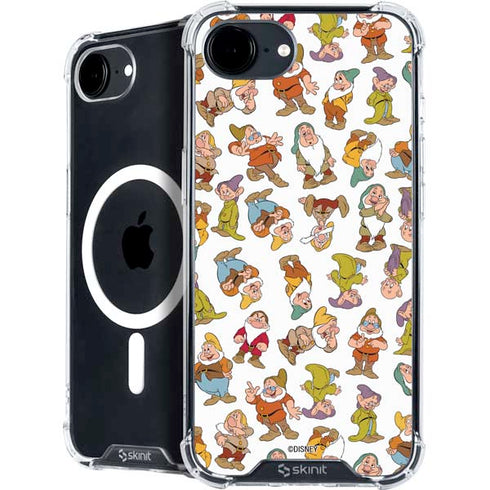 Disney Snow White Dwarfs Pattern iPhone 16e MagSafe Case