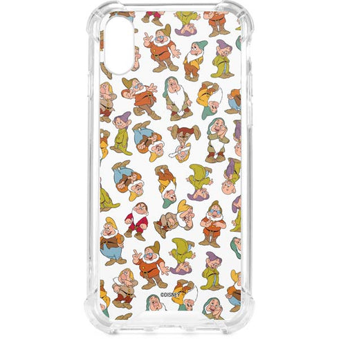 Disney Snow White Dwarfs Pattern iPhone XS Clear Case