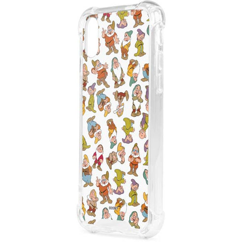 Disney Snow White Dwarfs Pattern iPhone XS Clear Case