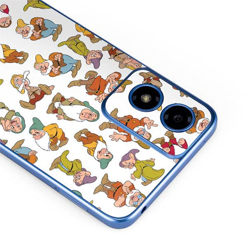 Disney Snow White Dwarfs Pattern Moto G Play 4G (2024) Skin