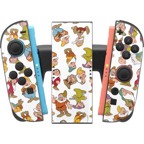 Disney Snow White Dwarfs Pattern Nintendo Switch 2 (2025) Joy-Con Controller Skin