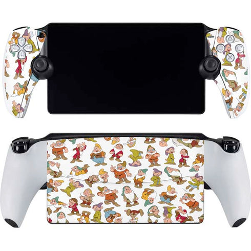 Disney Snow White Dwarfs Pattern PlayStation Portal Remote Player Skin