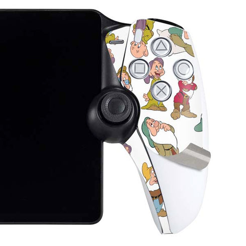 Disney Snow White Dwarfs Pattern PlayStation Portal Remote Player Skin