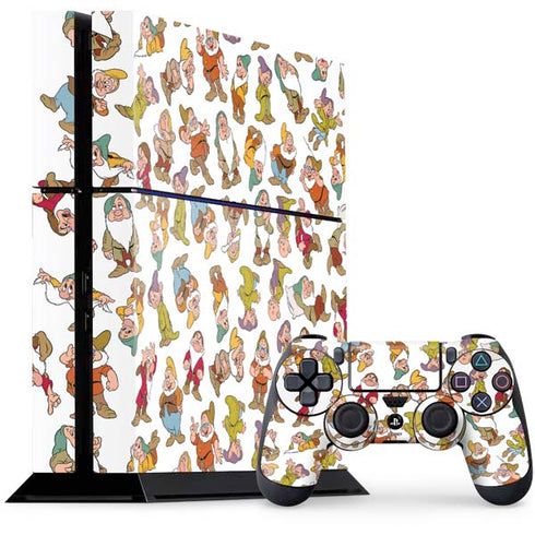 Disney Snow White Dwarfs Pattern PlayStation PS4 Skins