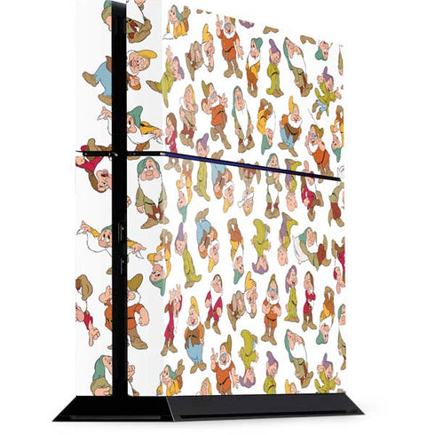Disney Snow White Dwarfs Pattern PlayStation PS4 Skins