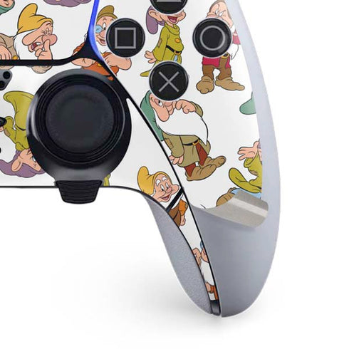 Disney Snow White Dwarfs Pattern PS5 DualSense Edge Pro Controller Skin
